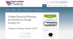 Desktop Screenshot of collegeplanningamerica.com